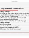 Bài giảng Đầu tư quốc tế - Chương 7: Tác động của FDI đối với nước đầu tư