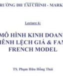 Bài giảng Đầu tư tài chính: Chương 6 - TS. Phạm Hữu Hồng Thái