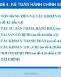 Bài giảng Kế toán công: Chuyên đề 4 - TS. Đỗ Huyền Trang