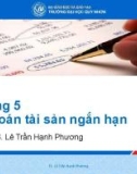 Bài giảng Kiểm toán nâng cao: Chương 5 - TS. Lê Trần Hạnh Phương