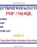 LẬP TRÌNH WEB ĐỘNG VỚI PHP/ MYSQL - PHẦN 3 - TỐNG PHƯỚC KHẢI - 1