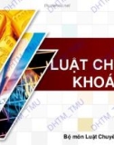 Bài giảng Luật Chứng khoán: Chương 1 - ĐH Thương mại