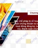 Bài giảng Luật Chứng khoán: Chương 2 - ĐH Thương mại