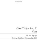 Bài giảng Giới thiệu lập trình: Con trỏ - TS. Lê Nguyên Khôi