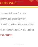 Bài giảng Lý thuyết tài chính tiền tệ: Chương 1.5 - Nguyễn Thị Bích Nguyệt