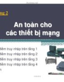 Bài giảng Mạng máy tính và truyền thông: Chương 2