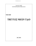 Giáo trình Trí tuệ nhân tạo: Phần 1 - ĐH Huế