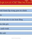 Bài giảng Lý thuyết tài chính tiền tệ: Chương 4.3 - Nguyễn Thị Bích Nguyệt