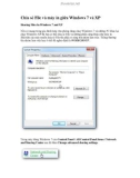 Chia sẻ File và máy in giữa Windows 7 và XP