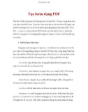 Tạo form dạng PDF