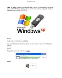 Cách cài đặt Windows XP từ ổ USB.