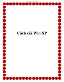 Cách cài Win XP