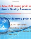 Bài giảng Đảm bảo chất lượng phần mềm: Chương 4 - PGS.TS. Trần Cao Đệ