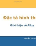 Bài giảng Đặc tả hình thức: Chương 3 - Nguyễn Thị Minh Tuyền