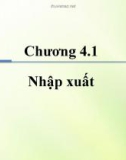 Bài giảng Tin học đại cương 2: Chương 4.1 - Nguyễn Thị Mỹ Truyền