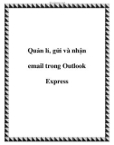 Quản lí, gửi và nhận email trong Outlook Express