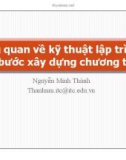 Bài giảng Lập trình C: Chương 1 - Nguyễn Minh Thành