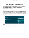 Tạo VPN Server trên Windows 8