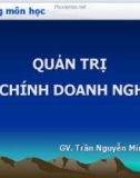 Bài giảng môn học Quản trị tài chính doanh nghiệp – ĐH Ngân hàng Tp. HCM