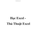 Thủ Thuật Excel: Các hàm quản lý Cơ sở dữ liệu và Danh sách trong Excel