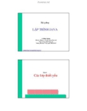 Bài giảng lập trình java - Bài 6