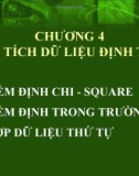 Chương 4. Phân tích các dữ liệu định tính