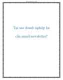 Tại sao doanh nghiệp lại cần email newsletter?