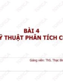 Bài giảng Phân tích thiết kế hệ thống thông tin: Bài 4 - ThS. Thạc Bình Cường