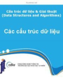 Bài giảng Cấu trúc dữ liệu và giải thuật: Các cấu trúc dữ liệu