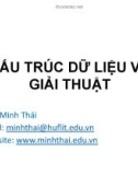 Bài giảng Cấu trúc dữ liệu và giải thuật: Chương 1 - Trần Minh Thái (2016)