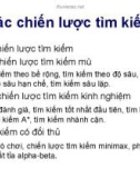 Bài giảng Trí tuệ nhân tạo: Các chiến lược tìm kiếm - Trường Đại học Thủy Lợi