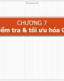 Bài giảng Kỹ thuật lập trình nâng cao: Chương 7 - ThS. Phạm Đào Minh Vũ