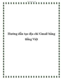 Hướng dẫn tạo địa chỉ Gmail bằng tiếng Việt