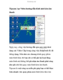 Tipcam: tạo Video hướng dẫn hình ảnh kèm âm thanh