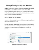 Hướng dẫn cài giao diện cho Windows 7