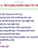 Bài giảng Nghiệp vụ ngân hàng thương mại: Chương 5 - TS. Nguyễn Quốc Khánh