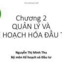 Bài giảng Nguyên lý đầu tư: Chương 2 - Nguyễn Thị Minh Thu