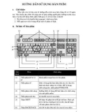Hướng dẫn sử dụng bàn phím