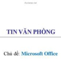 Bài giảng Tin văn phòng: Chương 8 - Trương Xuân Nam