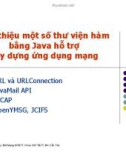 Bài giảng Lập trình mạng: Giới thiệu một số thư viện hàm bằng Java hỗ trợ xây dựng ứng dụng mạng - Bùi Minh Quân