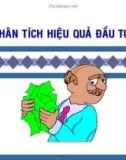 Bài giảng Phân tích hiệu quả đầu tư