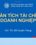 Bài giảng Phân tích tài chính doanh nghiệp: Chương 1 - TS. Đỗ Huyền Trang