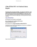 Chữa lỗi file PST với Outlook Inbox Repair