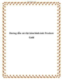 Hướng dẫn cài đặt kèm hình ảnh Proshow Gold