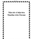 Tiện ích vô hiệu hóa Timeline trên Chrome