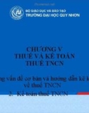 Bài giảng Pháp luật về Thuế và kế toán thuế: Chương 5 - TS. Đào Nhật Minh