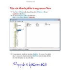 Thủ thuật Windows XP: Xóa các thành phần trong menu New