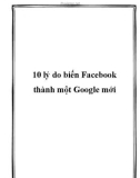 10 lý do biến fac thành một google mới