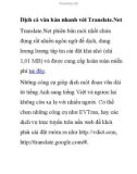 Dịch cả văn bản nhanh với Translate.Net