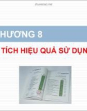 CHƯƠNG 8 PHÂN TÍCH HIỆU QUẢ SỬ DỤNG VỐN